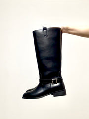 Buckle長Boot/黑