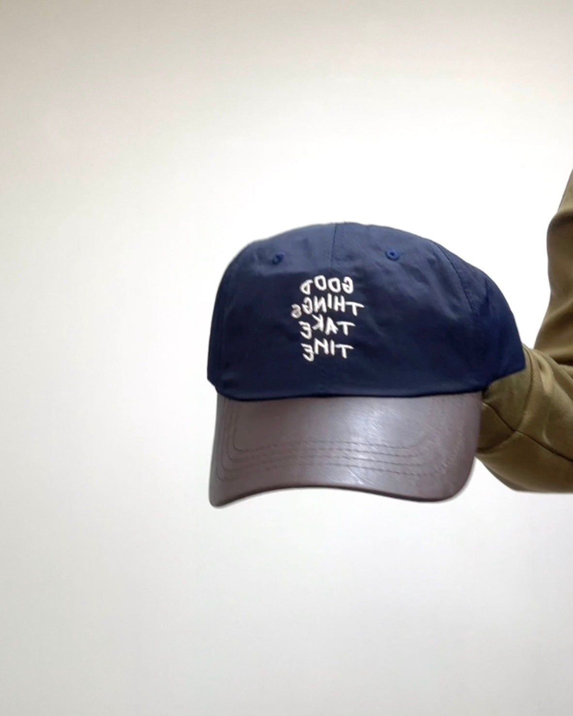 Good Things繡字cap帽/深藍