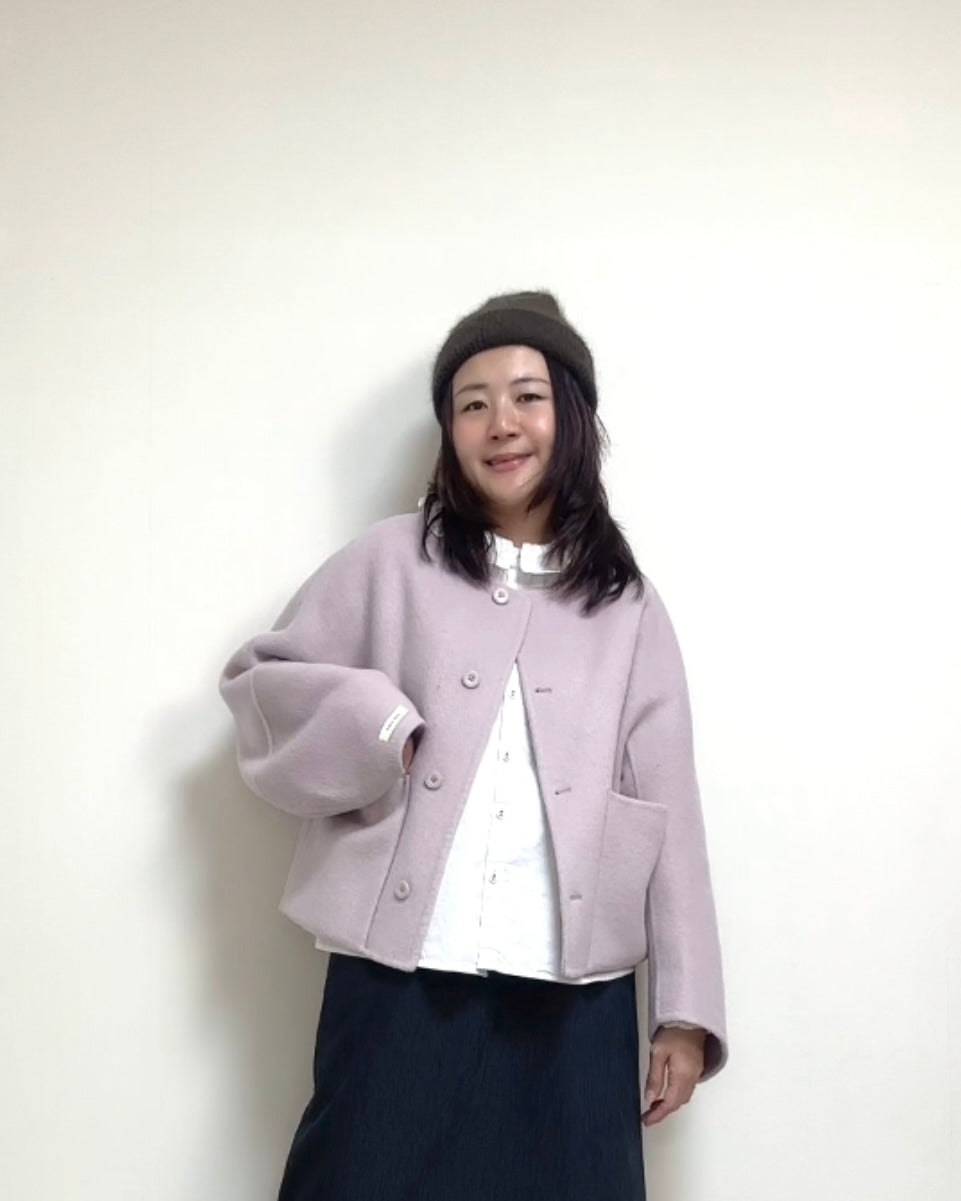 兔毛冷帽/深灰啡