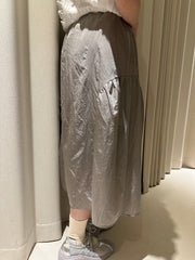 兩側puffy裙/灰