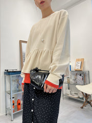 金屬波波頸鏈/銀