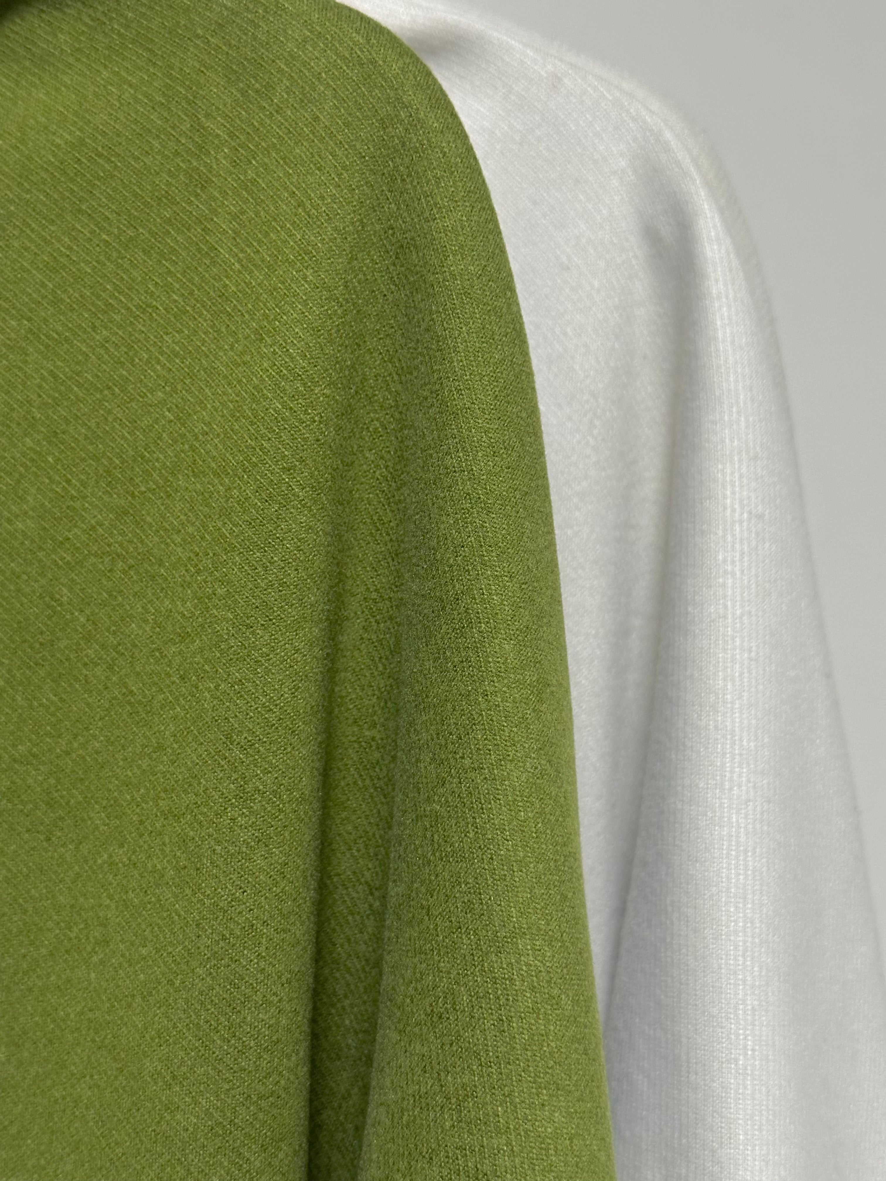 原身出企領T-shirt/霧綠