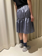 Ruffle散裙/紫藍
