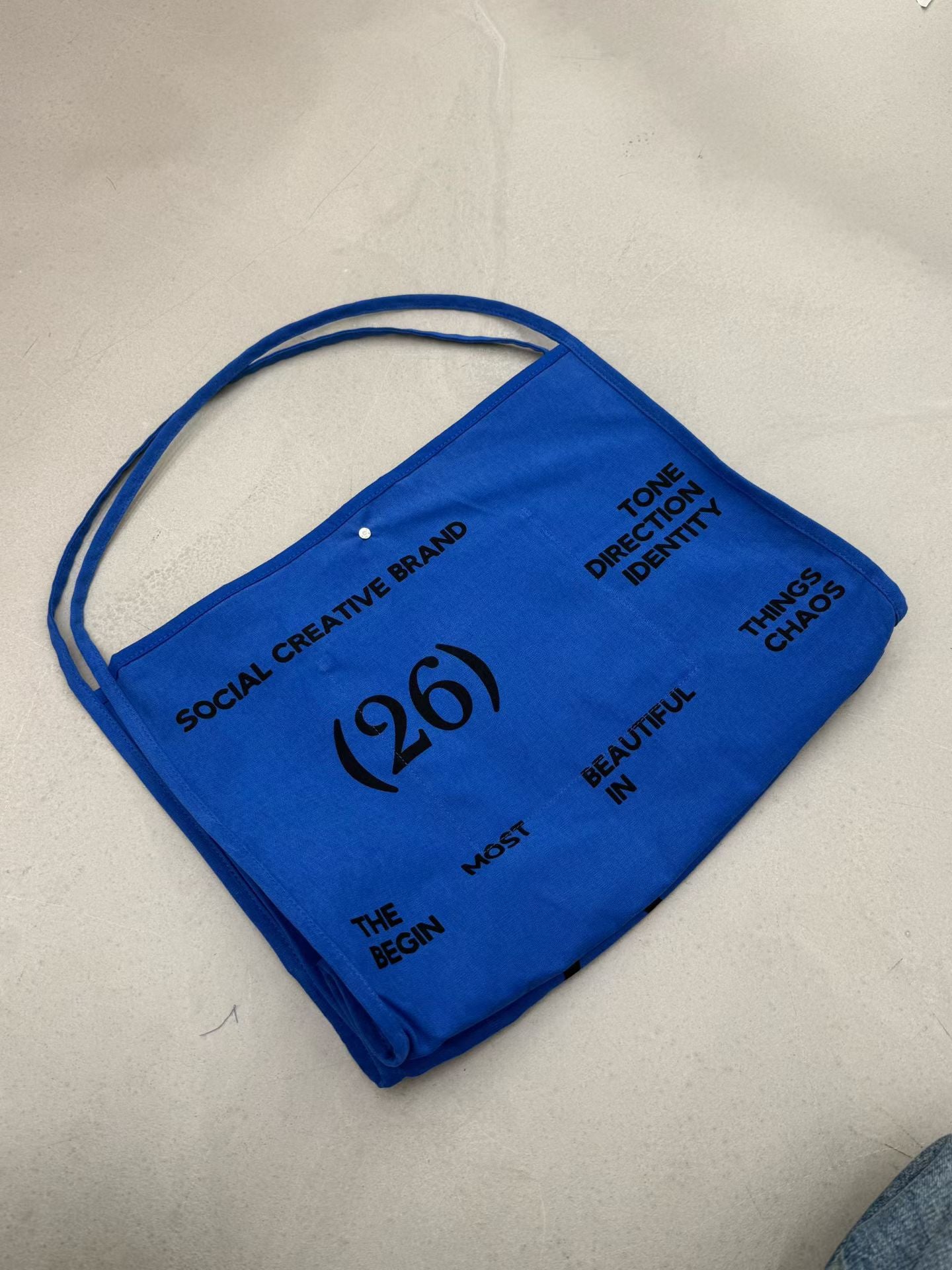 有型shopping bag/藍