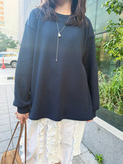 Waffle T-shirt/深藍