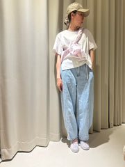 透薄條子shirt/粉紅