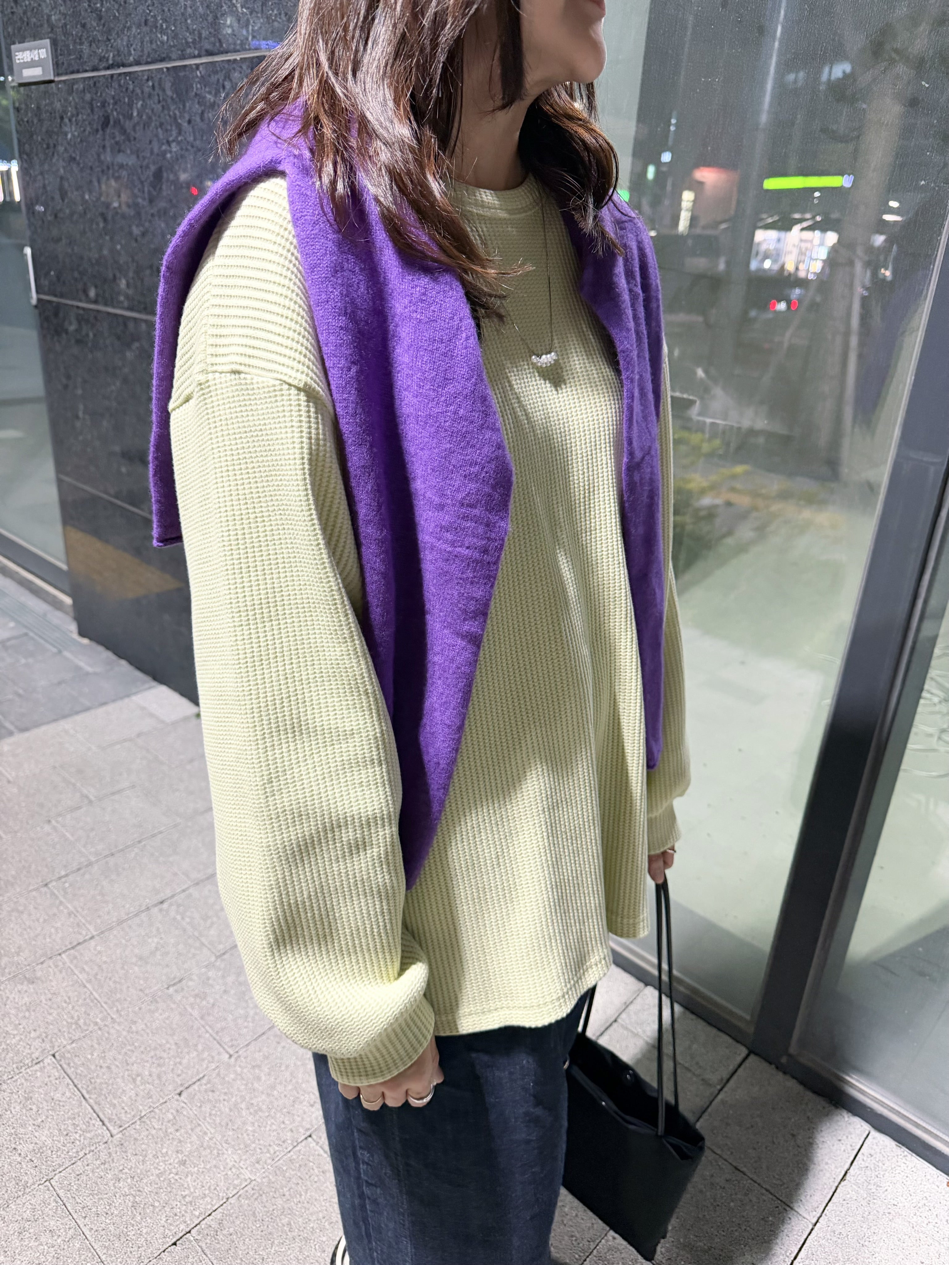 薄Cardigan/紫