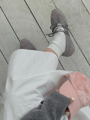 Sporty軟墊平低鞋/灰