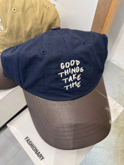 Good Things繡字cap帽/深藍