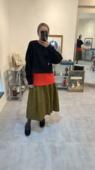 長身T-shirt/橙紅 (Copy)