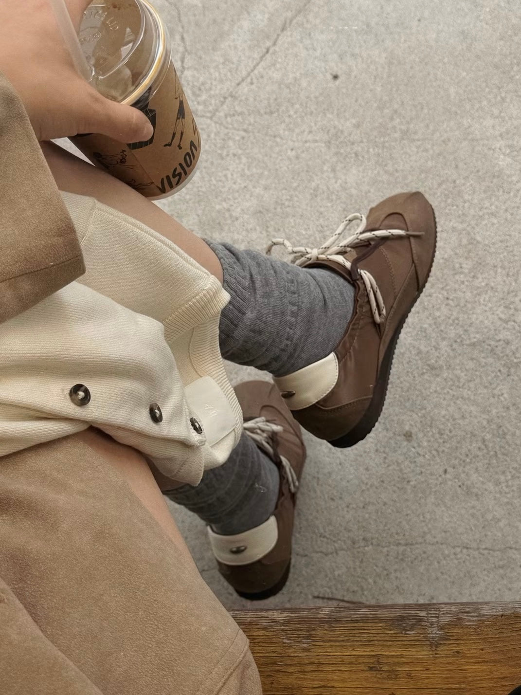 Satin Sneakers/啡