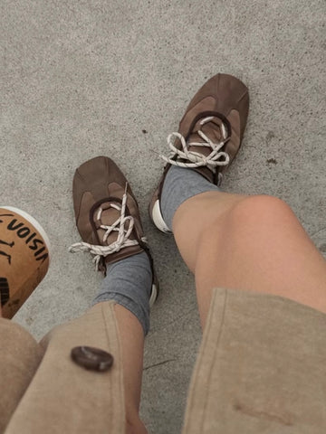 Satin Sneakers/啡