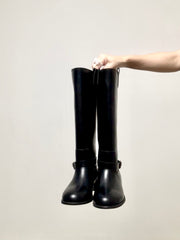 Buckle長Boot/黑