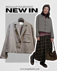 薄夾棉西裝褸/灰