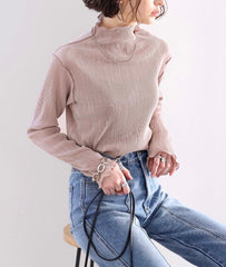 2way Mellow Pleat上衣 Pink Color