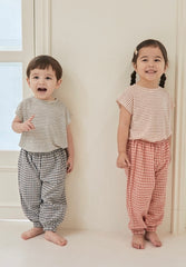 韓式簡約棉麻條子背心