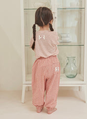 韓式簡約棉麻條子背心