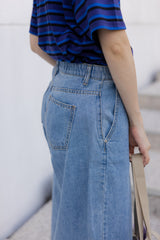 薄身牛仔褲/淺藍 (size M/L)